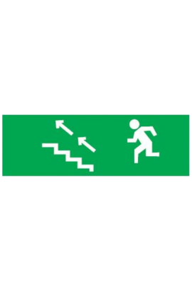 Надпись сменная 'Человек по лестнице влево вверх'
