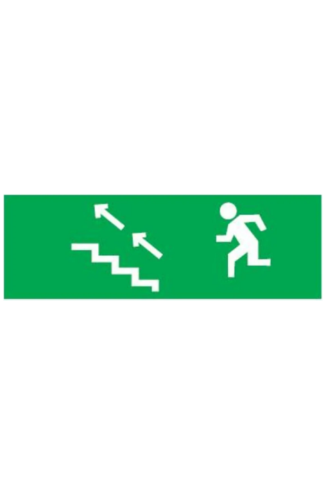 Надпись сменная 'Человек по лестнице влево вверх'