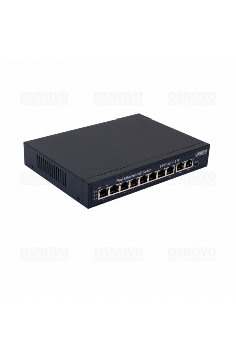 PoE коммутатор на 8 PoE портов Osnovo SW-21000(120W)