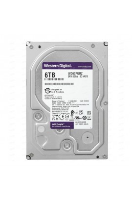 Специализированный Жесткий диск 6Tb SATA-3 Western Digital WD62PURZ Purple Cache 64MB
