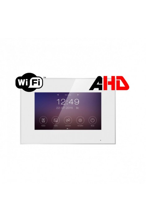 HD видеомонитор домофона HD Wi-Fi IPS (White)