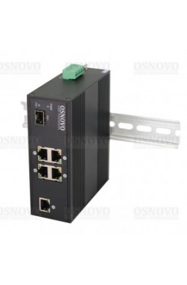 Промышленный PoE коммутатор Fast Ethernet на 6 портов Osnovo SW-40501/IC