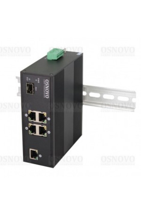 Промышленный PoE коммутатор Fast Ethernet на 6 портов Osnovo SW-40501/IC