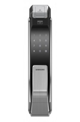 SHS-P718 (на себя) XBK/EN Электронный врезной биометрический дверной замок
