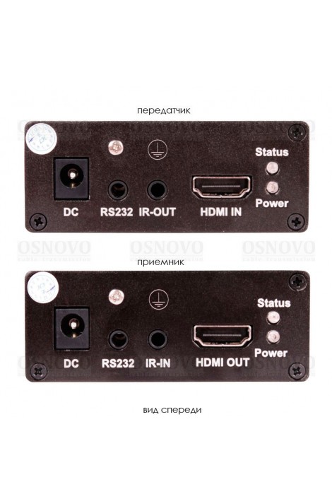 Комплект для передачи HDMI по Ethernet - Osnovo TLN-Hi/1&#43;RLN-Hi/1